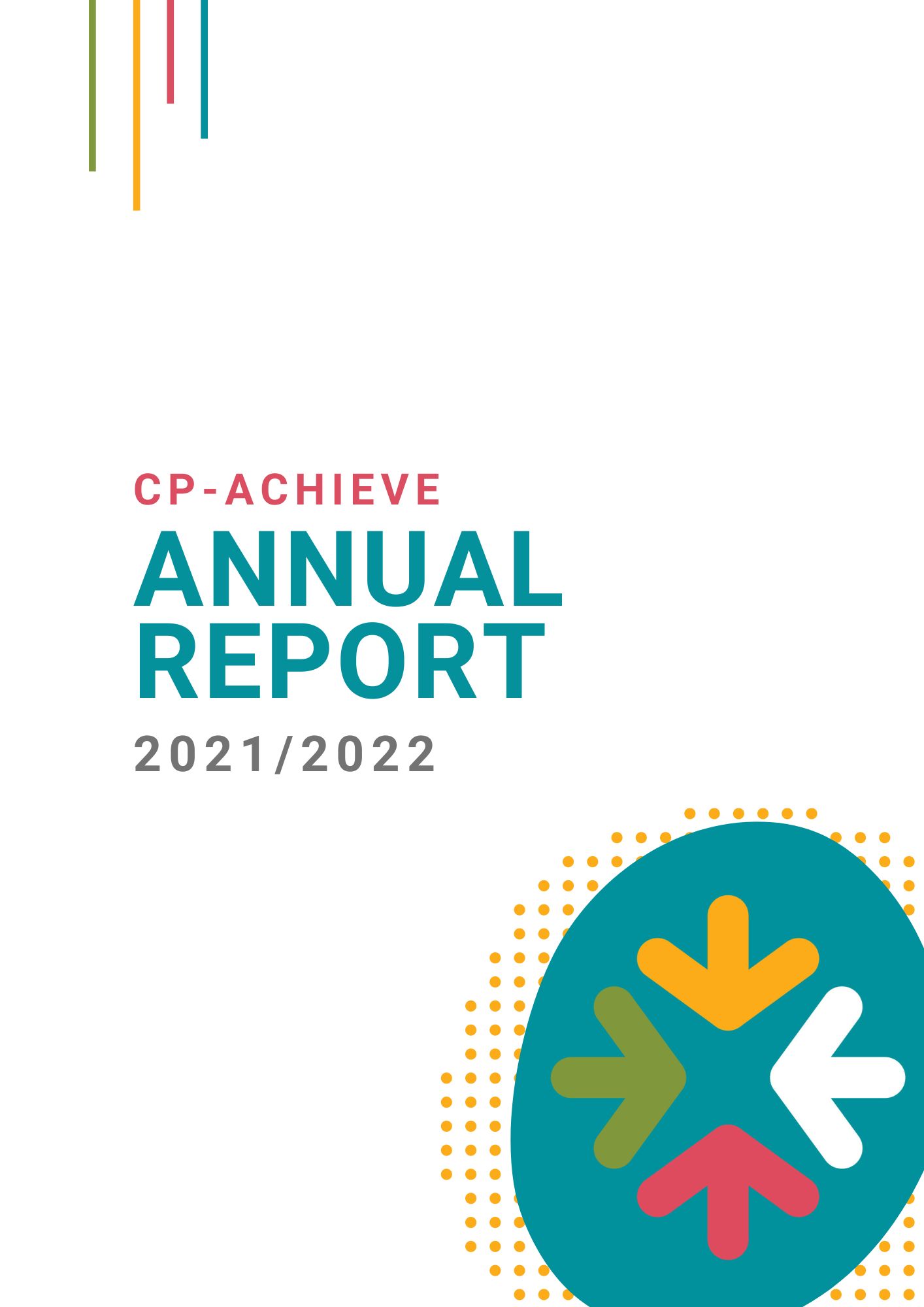 CP Achieve Annual Report 2021 2022 Front Page